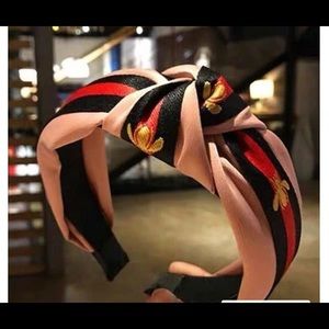 Fabric top knot headbands